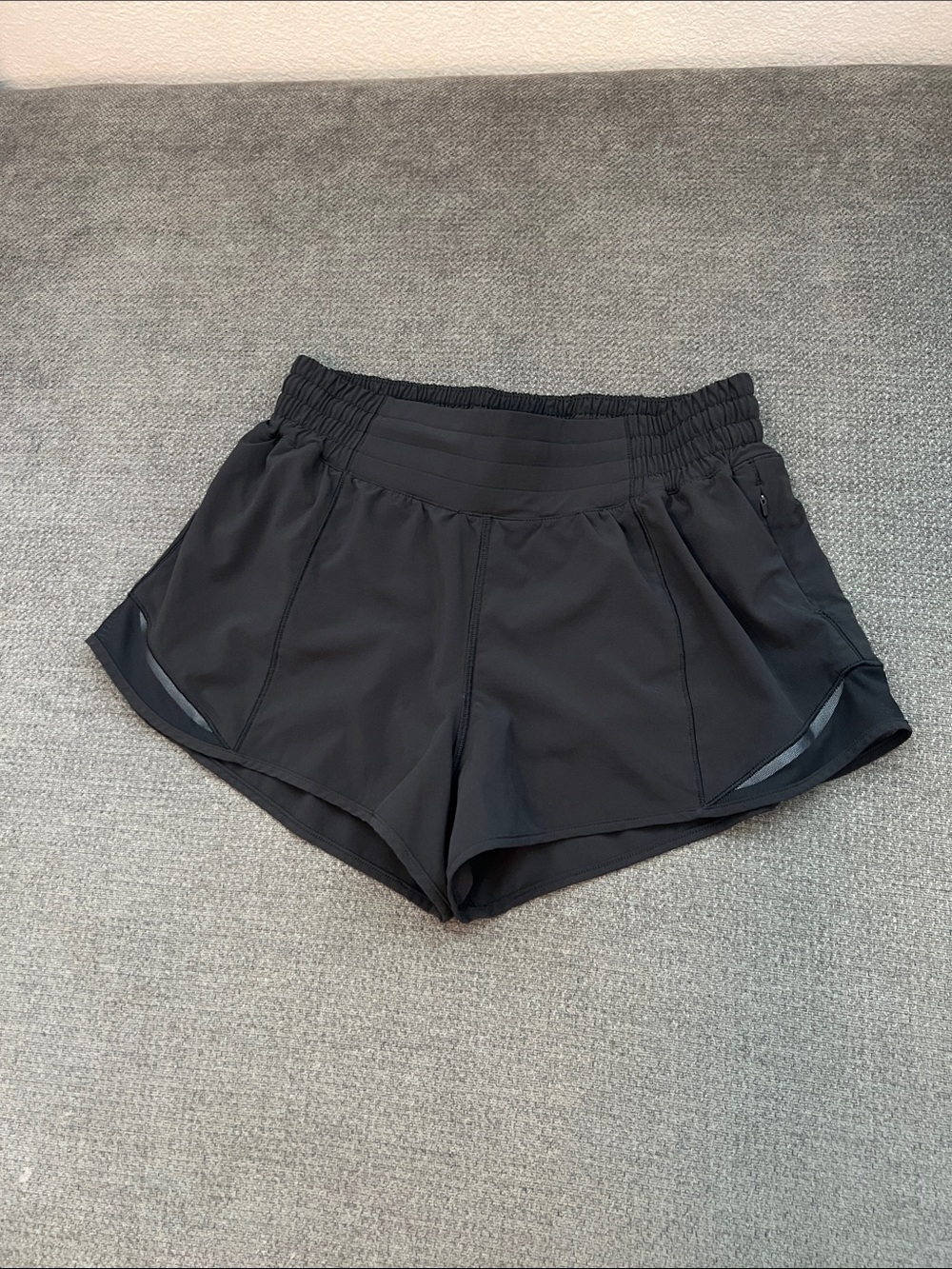 lululemon athletica Black Athletic Running Shorts